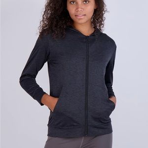 NWT 3 Pck Womens Dry-Fit Long Sleeve Zip Up Hoodie Workout Jacket